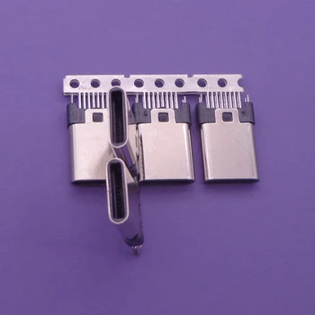 100 VNT 20pin USB-C USB 20 pin 3.1 C Tipo Vyrai & Moterų Plug & jack / Lizdas Jungtis SMT Suvirinimo Tipas