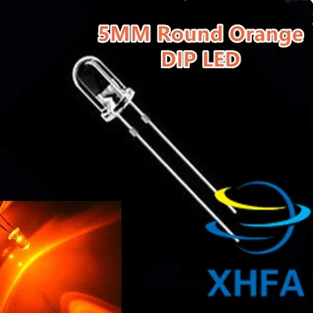 1000pcs led 5mm, gintaro, apelsinų 5mm Oranžinė/Amber Turas Super ryškios šviesos diodų, Aukštos Kokybės LED nemokamas pristatymas