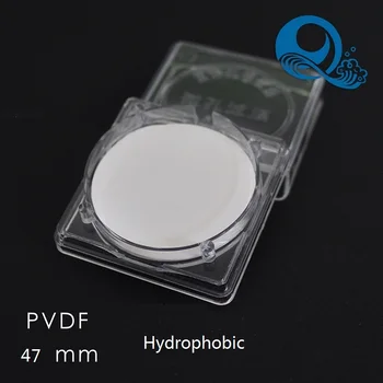 1000pcs/pak lab 47mm PVDF Hidrofobinės filtro membrana
