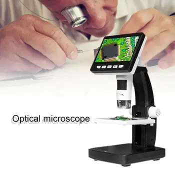 1000X 4.3 Colių HD 1080P LCD Skaitmeninis Mikroskopas Nešiojamų Darbalaukio Elektroninių Endoskopą Didinamojo stiklo Palaikymo 10 Kalbų