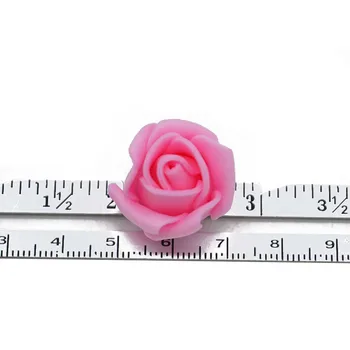 100vnt Mini 2cm Porolono Rose Dirbtinių Gėlių Vestuvių Nuotakos Puokštė Šalis Dekoro Gimtadienio Dovana užrašų knygelė 