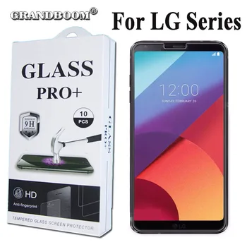 10vnt 2.5 D Grūdintas Stiklas 9H Filmas LG G8 G8S G8X THINQ W30 PRO Q60 Q70 K50 K50S K61 Premium Guard Screen Protector, Su dėžute