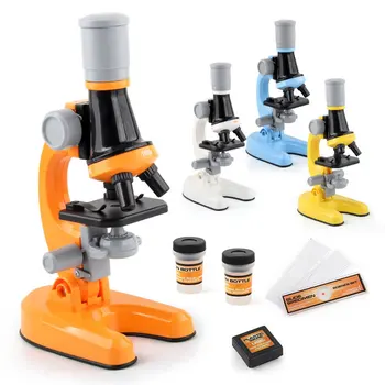 11pcs/set Vaikų Aukštos raiškos Mikroskopą Eksperimento Žaislai Nešiojamų didinamasis stiklas Gamtos Mokslų Tyrinėjimo Vaikų Žaislai