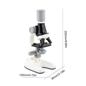 11pcs/set Vaikų Aukštos raiškos Mikroskopą Eksperimento Žaislai Nešiojamų didinamasis stiklas Gamtos Mokslų Tyrinėjimo Vaikų Žaislai