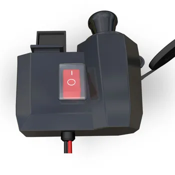 12V Vandeniui Dual USB Įkroviklis Motociklo Maitinimo Adapterio Lizdas 5V/2.1 Dual USB Maitinimo Įkroviklis su ON/OFF Jungiklis, skirtas GPS