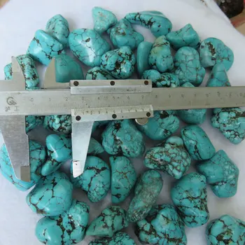 15~30mm AAAA+ Nunatak Kristalų Mėlyna Turkio Howlite Krito Akmens Gydymo Fengshui Apvalios Formos 200g Mineralinių Akmenų & Egzemplioriai