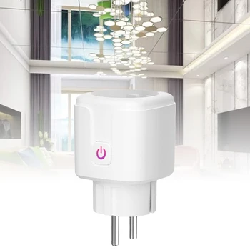 16A ES WiFi Smart Plug kištukinis Lizdas su Elektros Energijos Monitorius APP Nuotolinio Valdymo 831B