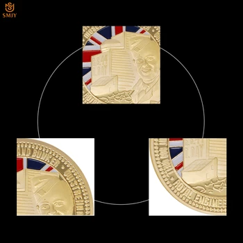 1944.6.6 D-Day Royal HR Specialų Individualų Auksą, Padengtą 999 Replika Suvenyrų Metalo Monetų Kolekciją Ir Dovanos