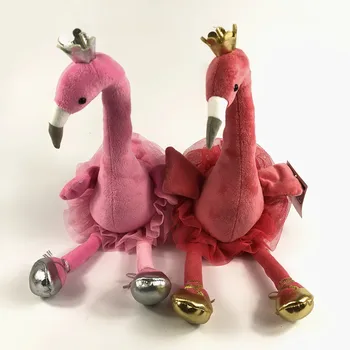 1Pc 25CM Modeliavimas swan Flamingo Pliušinis Žaislas Mielas Laukinių Paukščių Iškamšos Lėlė Baby Pliušinis Žaislas Dovanos