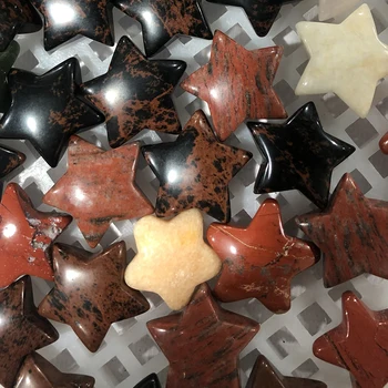 1pc Natūralių kristalų penkerių-pažymėjo žvaigždutė kvarco papuošalai namų kambarį apdaila meno ornamentais žuvų bakas degaussing akmens