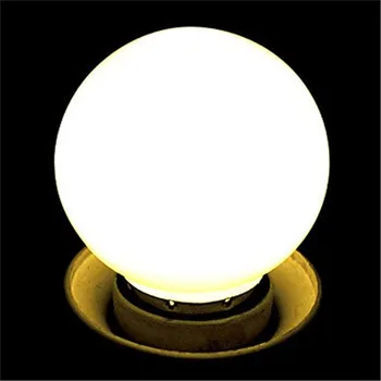1pcs 1W E27 LED Pasaulyje Lemputes G45 8 LED SMD 2835 Dekoratyvinė Balta Žalia Geltona Mėlyna Raudona 170-250V Spalvos Lemputės Dangtelį Lempos