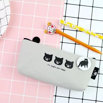 1pcs 47815 Korėja raštinės reikmenys didmeninė S968215 Shuke katė trapecijos pieštuku maišelį, kanceliarinės prekės krepšys