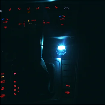 1pcs Automobilių Stiliaus USB Atmosfera LED Šviesos Automobilių Reikmenys Mazda 2 5 8 Mazda 3 Axela 