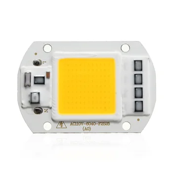 1pcs LED Lustas AC110/220V COB 50W 4200LM nereikia Vairuotojo Įvesties Smart IC Didelis Lumen LED Lemputės, Lempos, 