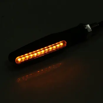 2 x LED Super Bright Gintaro Posūkio Signalo Lemputė Universalus Variklis Unbendable Šviesos Naujas Nuleisti Pristatymas