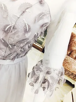 2017 naujas Bridesmaid, Suknelės plius dydžio akcijų pigius pagal $50 seksualus romantiška sesuo paprastas elegantiškas mados pilka sidabro ilgai