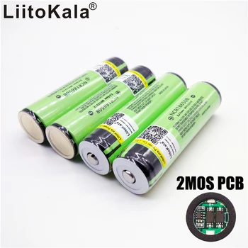2017 Originalus LiitoKala 18650 3400mAh baterija 3.7 V, li-ion Rechargebale baterija PCB Saugomų 18650B 18650 3400MAH