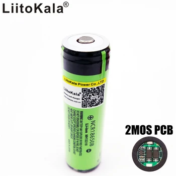 2017 Originalus LiitoKala 18650 3400mAh baterija 3.7 V, li-ion Rechargebale baterija PCB Saugomų 18650B 18650 3400MAH
