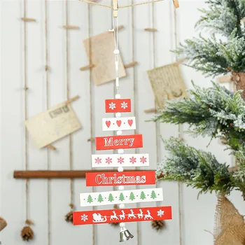 2019 Linksmų Kalėdų Medžio Kabo Ornamentu doorplate Namų Dekoracijos Kalėdų eglutė Šalies medžio valdikliui Pakabukas navidad #4AU15