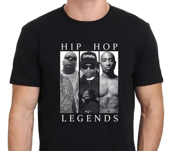 2019 Mados Hip-Hop Legendos 2Pac Naujas Grafinis T-Shirt Unisex Tee