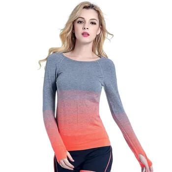 2019 Mados Moterų Kvėpuojantis Suspaudimo Long Sleeve T-Shirts Pavasarį, Rudenį Marškinėliai Undershirt Moterų Tees Viršūnės