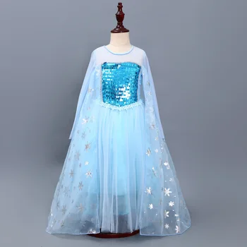 2019 Naują Ledo Karalienė Aisha Princesė Dress Elsa Suknelė Purus Suknelė Etapo Rezultatus Kostiumas