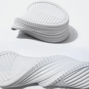 2019 sportbačiai Moterims atsitiktinis žemas viršų odiniai batai lengvi balta Rausva Batų Kvėpuojantis Šliaužtinukai Platforma, butai, Batai LL-05