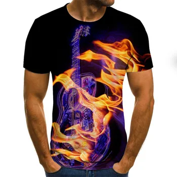 2020 karšto pardavimo Hip-Hop Vyrų T-shirt Muzikos Pažymi, Marškinėliai Punk Roko Marškinėlius Vyrų Spausdinti Drabužius Juoda Viršūnes Tees Vasaros Populiarus