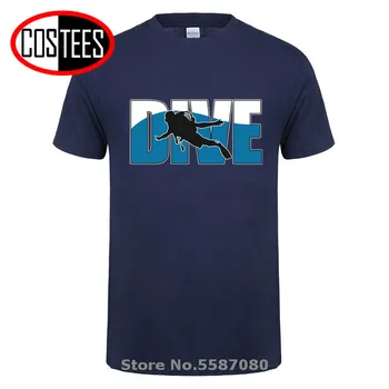 2020 m. Naujo dizaino Humoro Povandeninio Nardymo Marškinėliai vyrams Tatooine Prabangos Prekės ženklo Drabužių, Povandeninio Nardymo Mėgėjams marškinėlius Juokinga Scuba Diver, T-shirt