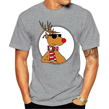2020 Mados T Shirts Kalėdos O-kaklo medvilnė