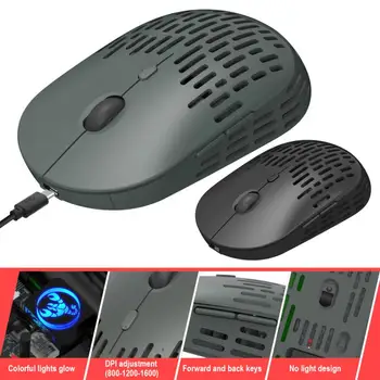 2020 naujas T38 Šviesos Skylė Pelės 2.4 G Single-mode Įkrovimo Belaidės Pelės Išjungti žaidimų pelės žaidėjus pelėms pc kompiuteris, nešiojamas kompiuteris