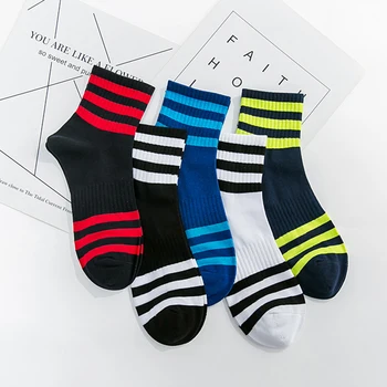 2020 naujas vyrų dryžuotų kojinių prekės aukštos kokybės vyriškų medvilninių kojinių dezodorantas kvėpuojantis vyrų dovanų kojinės kiekvienoje pakuotėje 5 poros