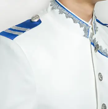 2020 naują atvykimo europos karališkųjų dainininkė vyrų kostiumas rinkinys su pants mens kostiumai rankų darbo oficialų suknelė vyrų slim fit tinka + ziajać 4XL