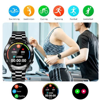 2020 Naujų Plieno Juosta Skaitmeninis Žiūrėti Vyrų Sporto Laikrodžiai Elektroninių LED Vyrų Riešo Žiūrėti Vyrų Laikrodis atsparus Vandeniui Bluetooth Valandą+box