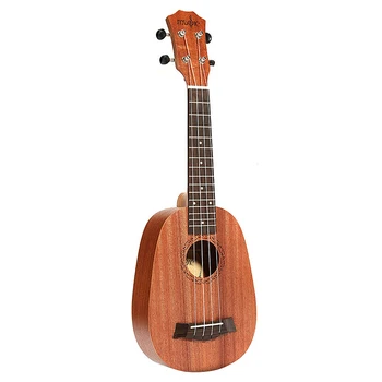 21Inch Sopranas Ukulėle Ananasų Stiliaus Sapele 21 Colio Havajai Uke 4 Stygos Mini Mažųjų Gitarų už Guitarra Muzikos Mylėtojas