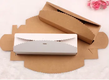 23*7*4CM Kartono Dėžutė, Caixa Macaron Pakuotės Kraft Popieriaus dovanų Dėžutė Papuošalų Pyragas Dovanų sausainiai kartoninė dėžutė slapukus pakuotė