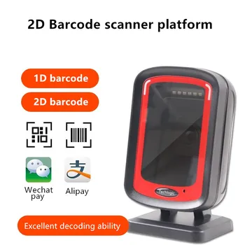 2D Skaitytuvas Platforma, Handfree 1D/2D PDF417, QR Datametrix Barcode Scanner 