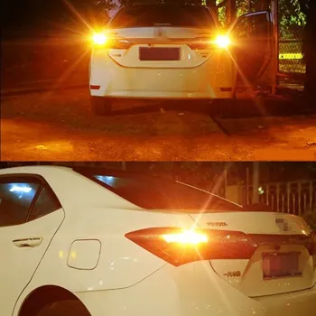 2VNT Automobilio Posūkio Signalo LED Komandą šviesos žibintų keitimo 12V 10W 6000K Toyota ESTIMA/PASKYRIMAS
