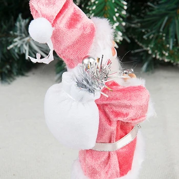 2vnt/komplektas Mielas Kalėdų Senelio Lėlės Žaislas Apdailos Kabinti Kalėdų Medžio Namų