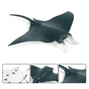 2vnt Modeliavimas Jūrų Gyvūnų Modelio Statinio Kietas Velnio Žuvis Ray Plastiko Papuošalai Vaikų Žaislai