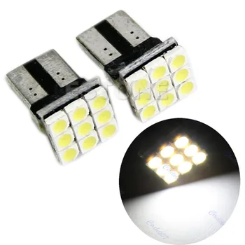 2X T10 194 168 W5W 9 LED SMD 3528 blanc cuneo Clignotants voiture fiala lampe W91F