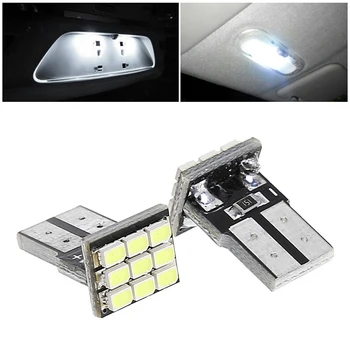 2X T10 194 168 W5W 9 LED SMD 3528 blanc cuneo Clignotants voiture fiala lampe W91F