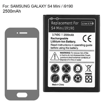 3.7 V 2500mAh Li-ion Bateriją Telefono Akumuliatorius Tinka Samsung Galaxy S4 I9190 I9192 I9195 I91985