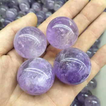 30MM Gamtos violetinė crystal ball natūralus kvarco kamuolys gydymo