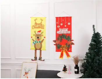30PCS/DAUG Kalėdų Priebučio Duris Reklama Kabo Ornamentu Kalėdinė Dekoracija Namuose Kalėdos 