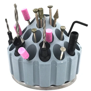 35 Skylių Plastiko Korio Įrankių Dėžė Graviravimo Įrankiai Rotorinis Dantų Burs Laikiklis Šlifavimo Patarimai Surinkimo Dėžutė