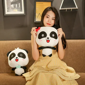 35CM Mielas Panda Pliušiniai Žaislai, Minkšti Kimštiniai Pora Panda 