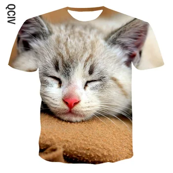 3D spausdinimo cute kačių serijos trumparankoviai marškinėliai gamykloje tiesioginius pardavimus naujiems karšto pardavimo vasarą viršų