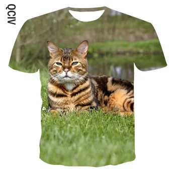 3D spausdinimo cute kačių serijos trumparankoviai marškinėliai gamykloje tiesioginius pardavimus naujiems karšto pardavimo vasarą viršų