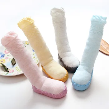 3Pcs/daug mados kūdikis kojinių 0-3 metų amžiaus medvilnės kūdikių kojinės pavasario mados šiltas vientisa spalva, didelis kūdikių kojinės CS.112